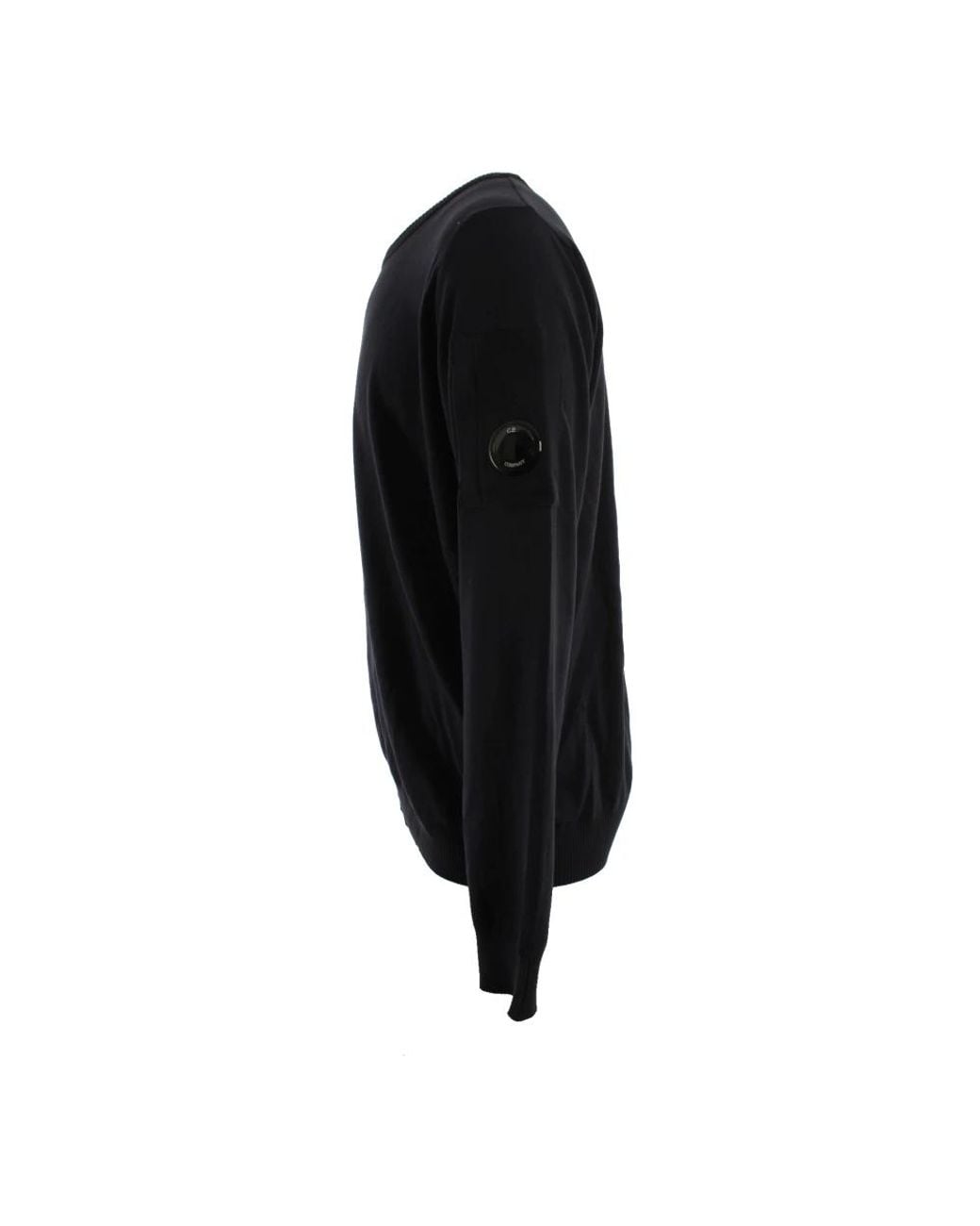 C P Company Black Round-Neck Knitwear for men