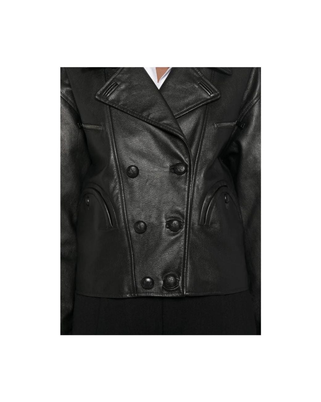 Leather Jackets Blazé Milano de color Black