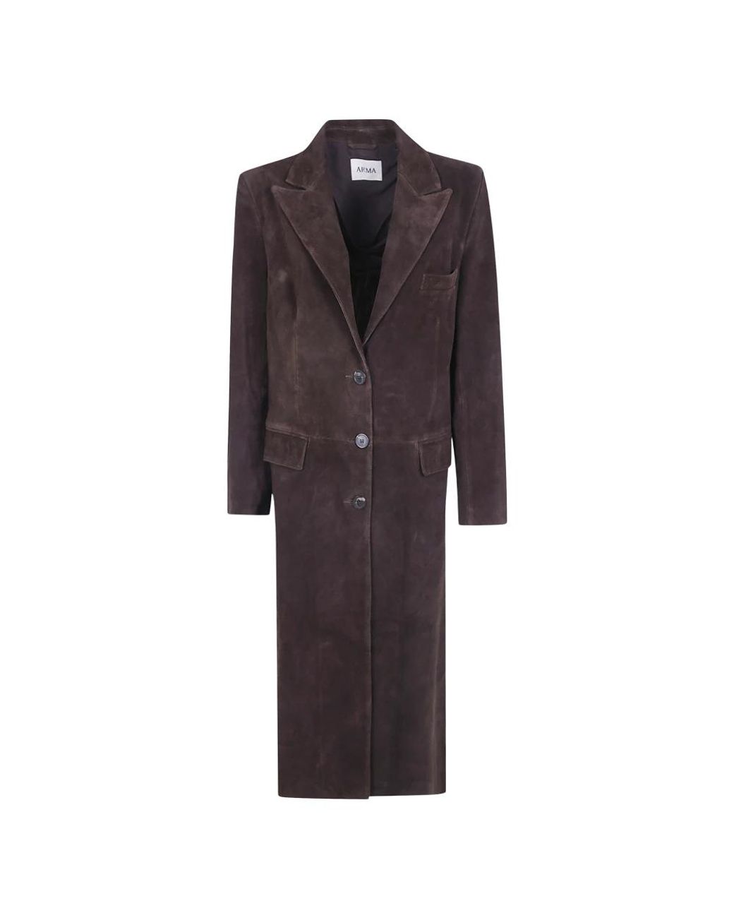 Arma Single-Breasted Coats in het Brown