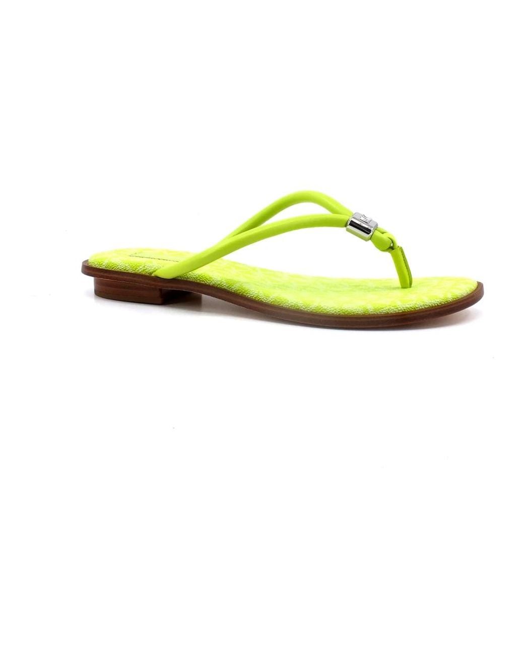 Michael Kors Yellow Flip Flops