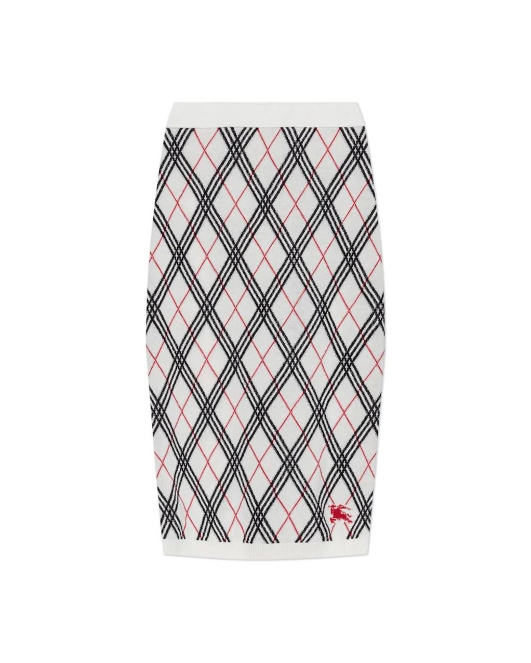Burberry Gray Midi Skirts
