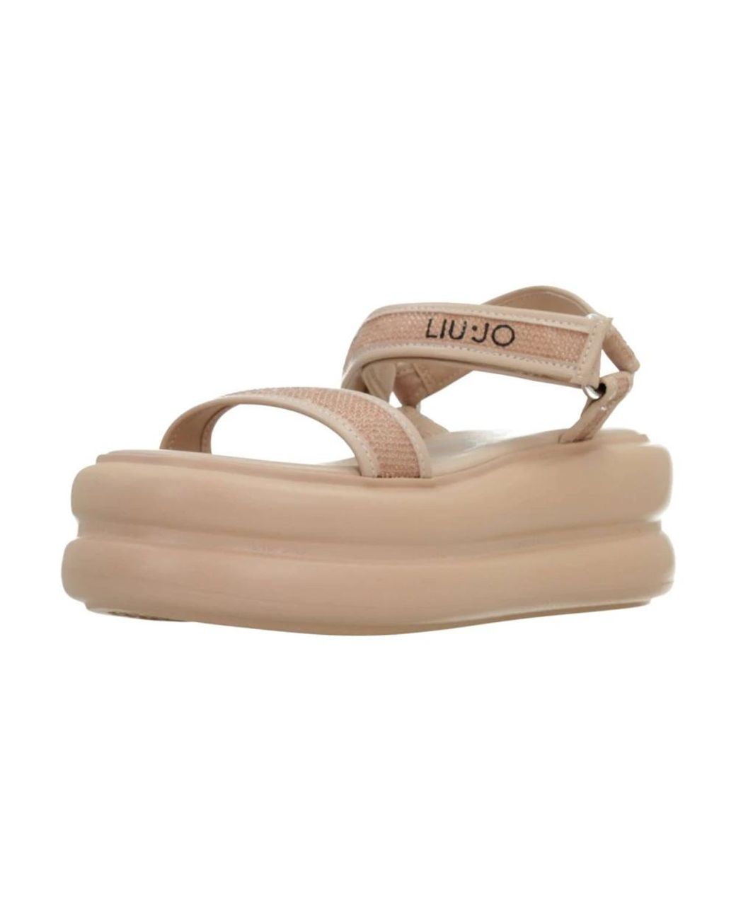 Liu Jo Natural Flat Sandals