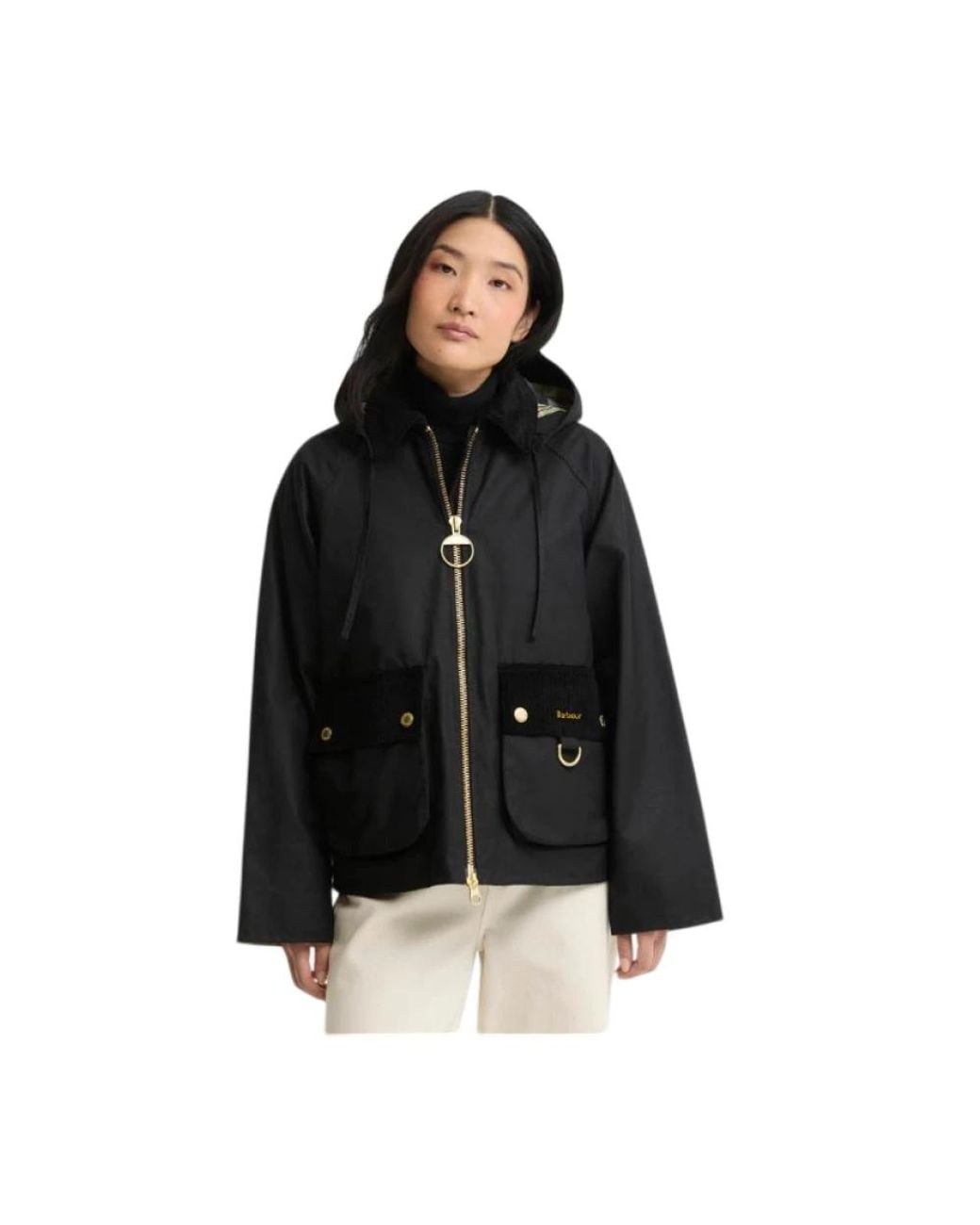 Light Jackets Barbour de color Black