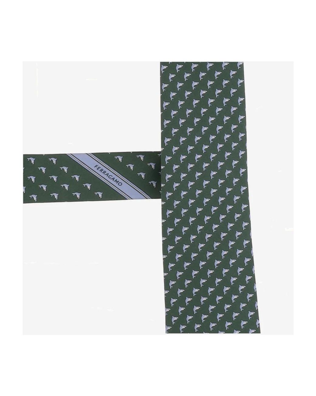 Ferragamo Green Ties for men
