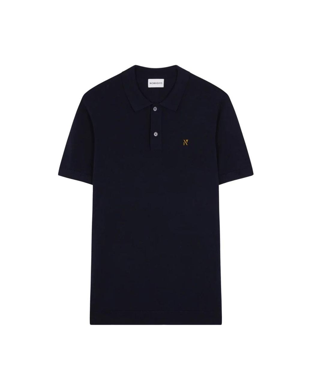 NOWADAYS Sky Captain Polo in het Blue voor heren