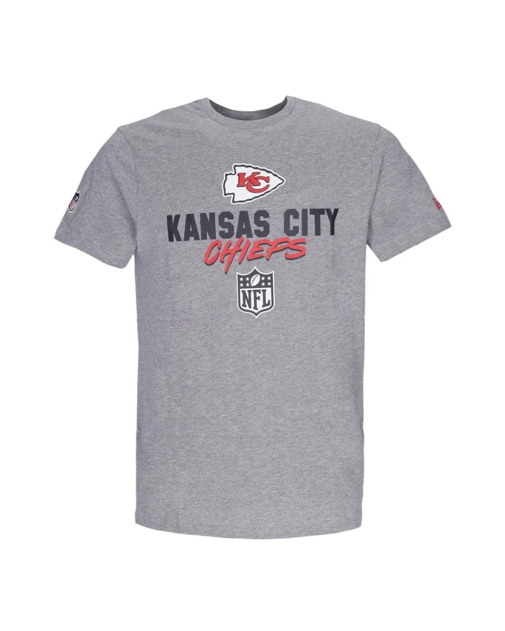 KTZ Tops ,Grijs ,Katoen Nfl Script Tee Heather Graphite in het Gray voor heren