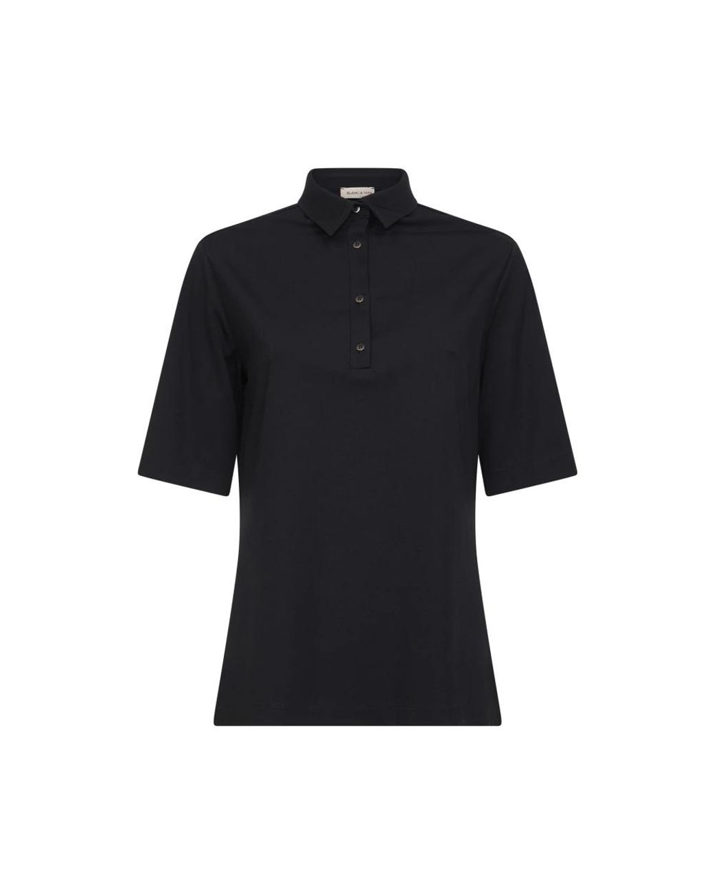 Blanca Vita Black Polo Shirts