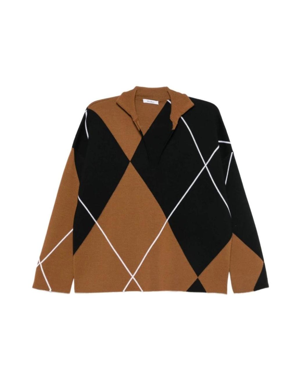 Max Mara Black V-Neck Knitwear