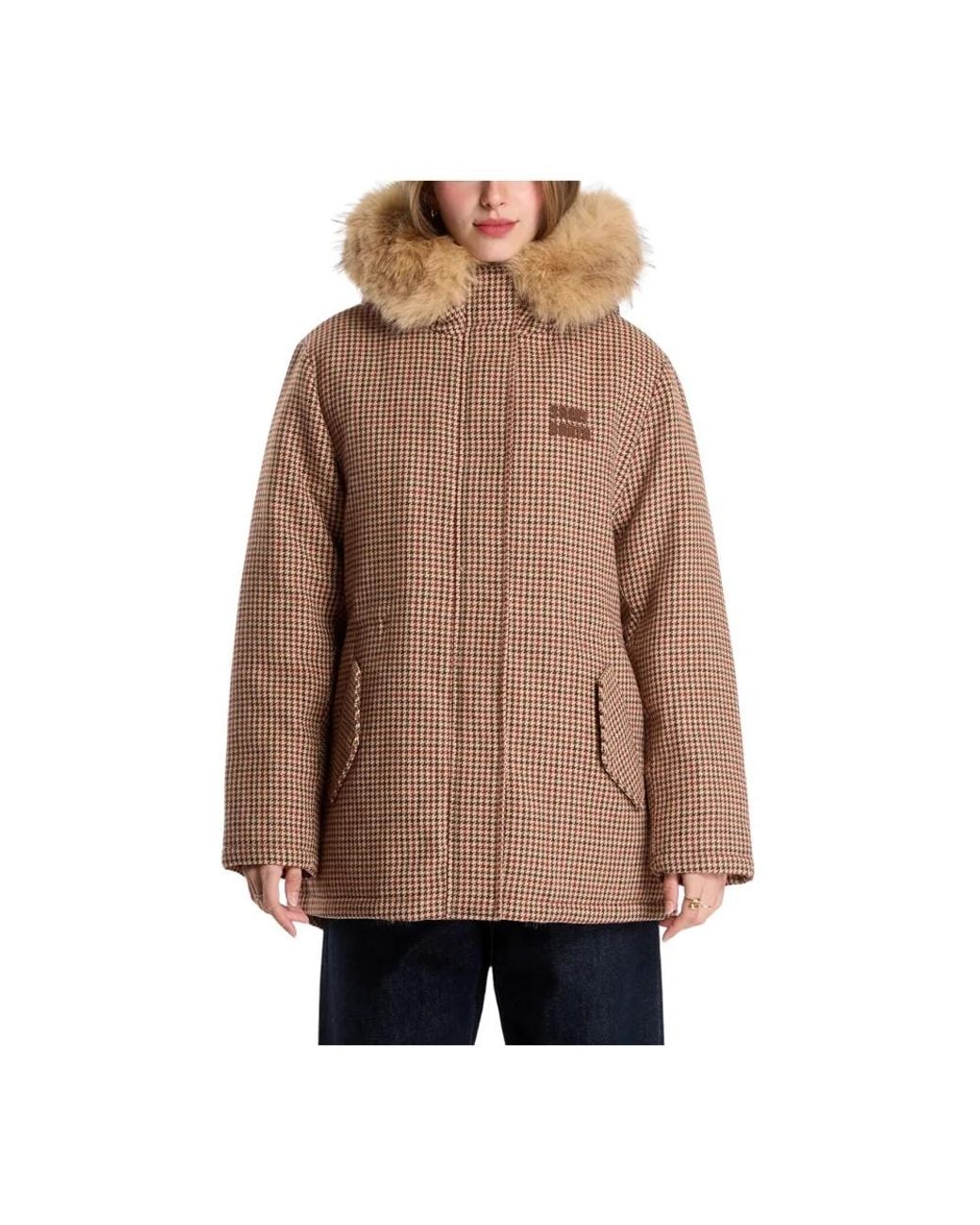 Mc2 Saint Barth Brown Winter Jackets