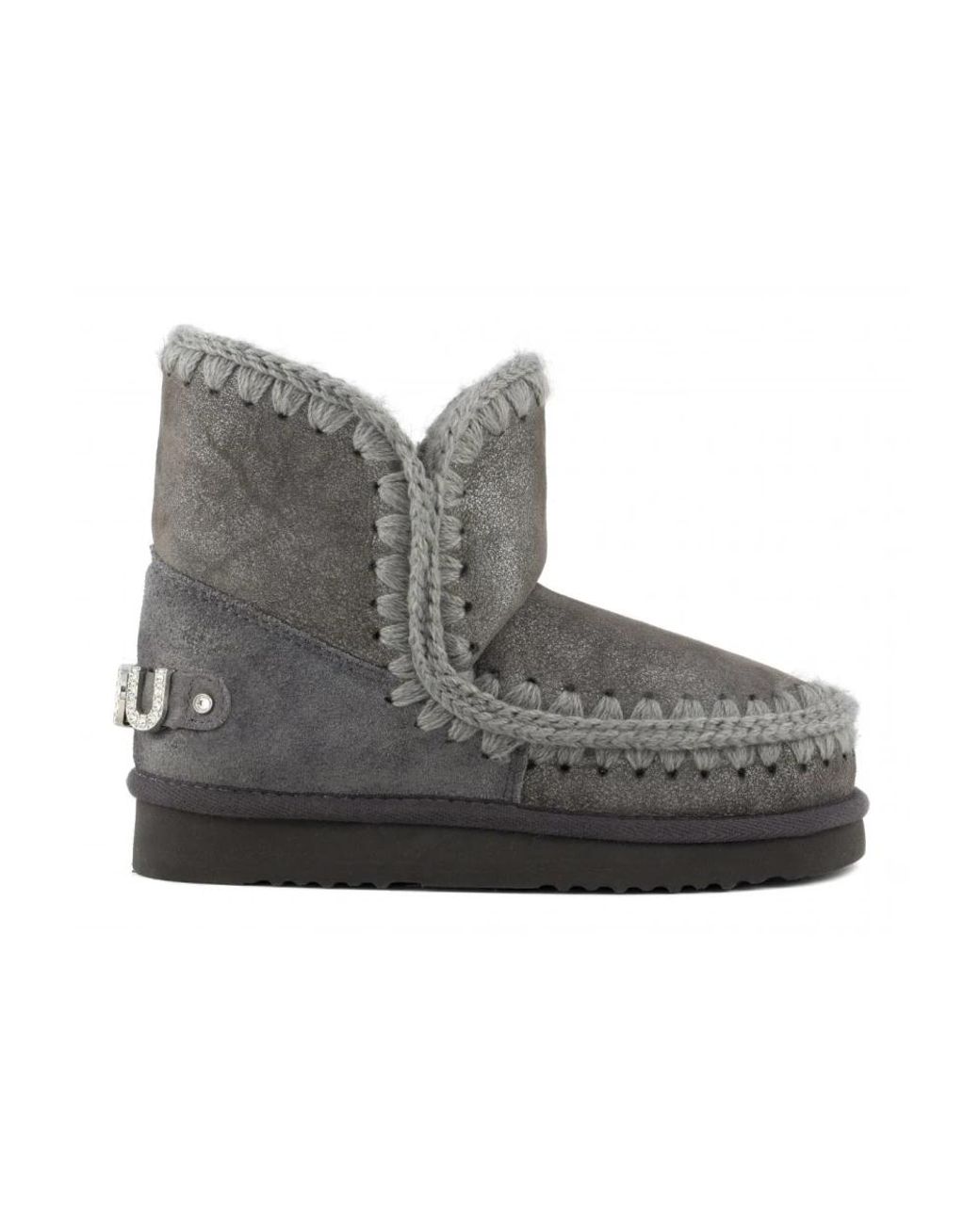 Mou Gray Winter Boots