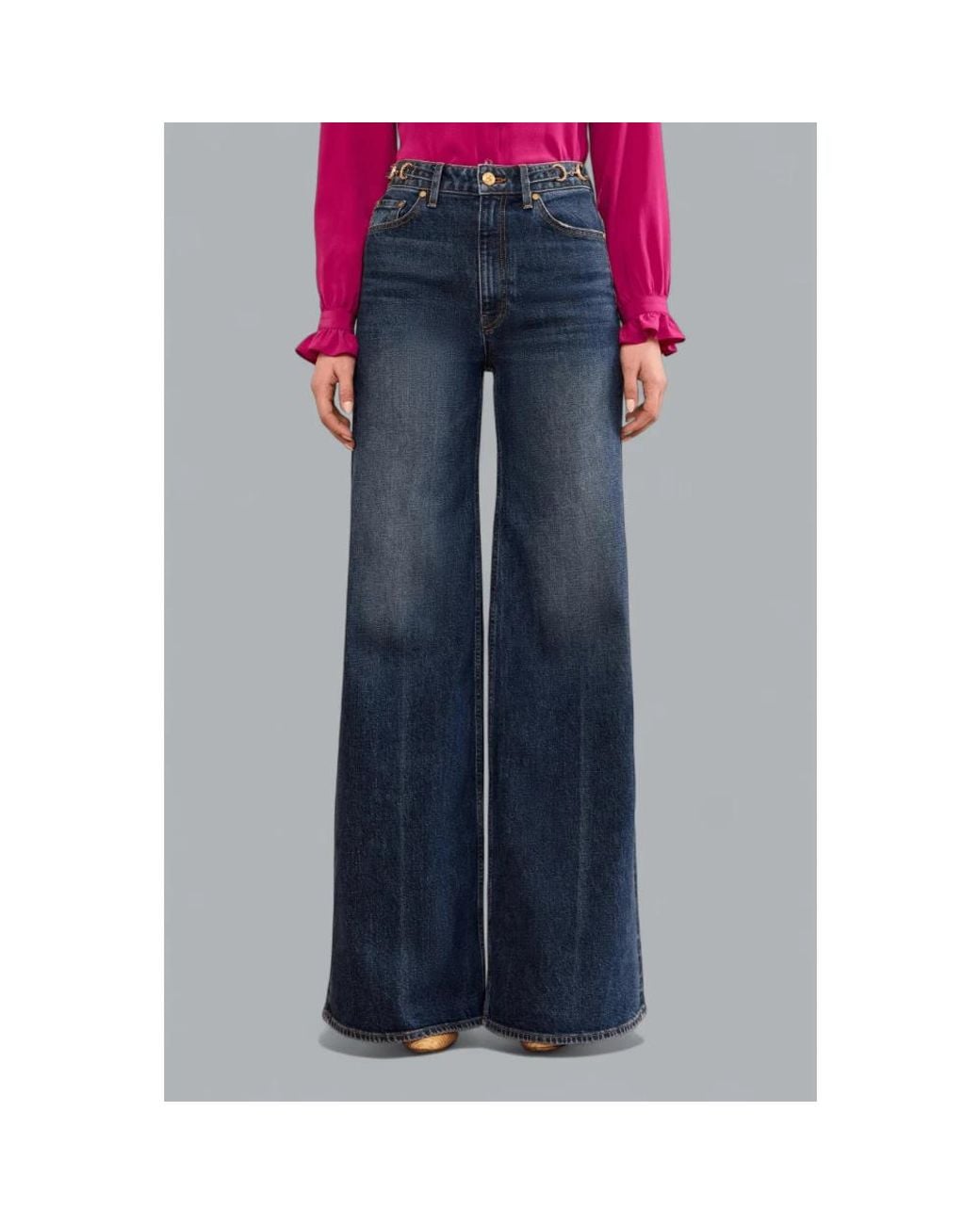 Wide Jeans Ulla Johnson de color Blue