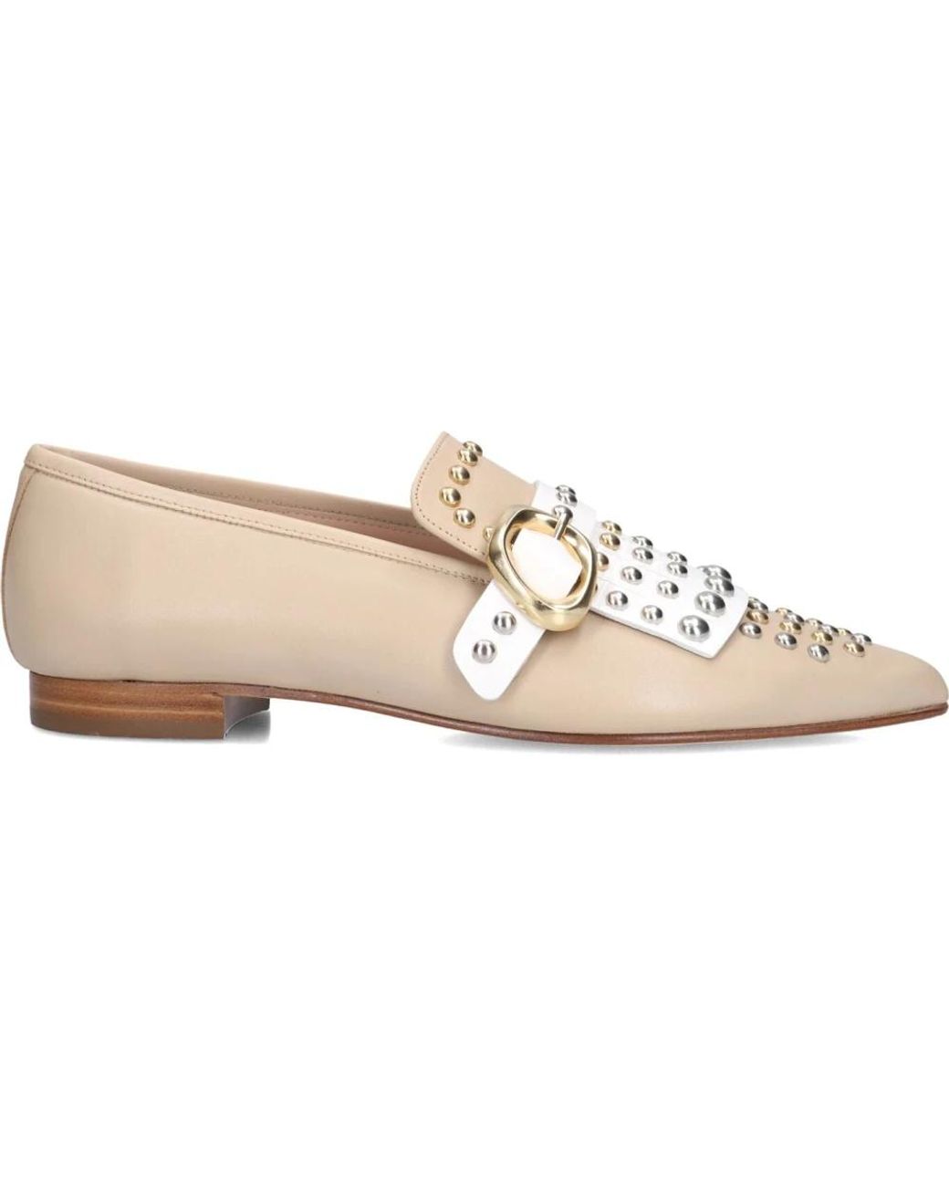 Pertini Schoenen ,Leer Loafers Voor Stijlvolle Zomerdagen in het White