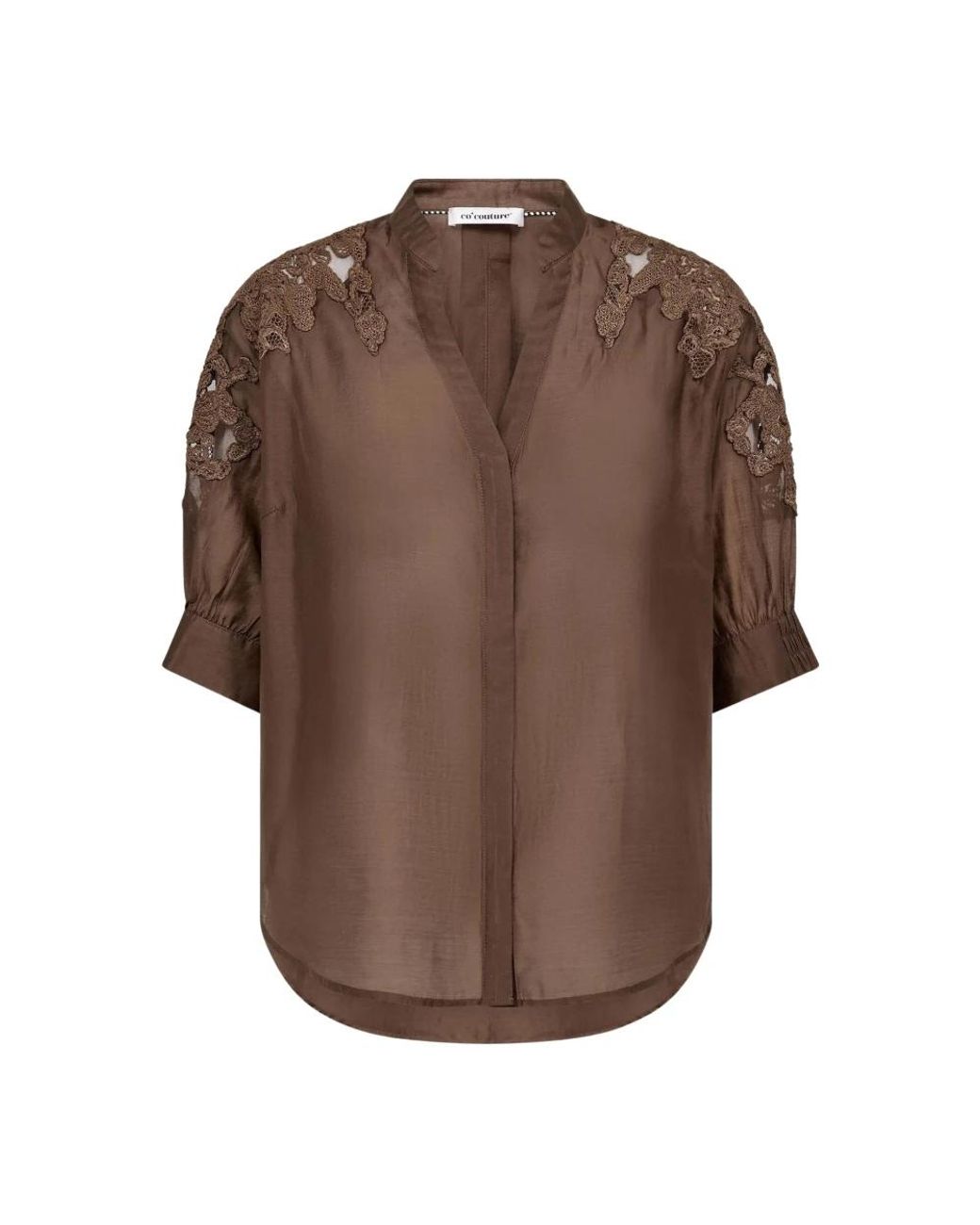 co'couture Blouses in het Brown
