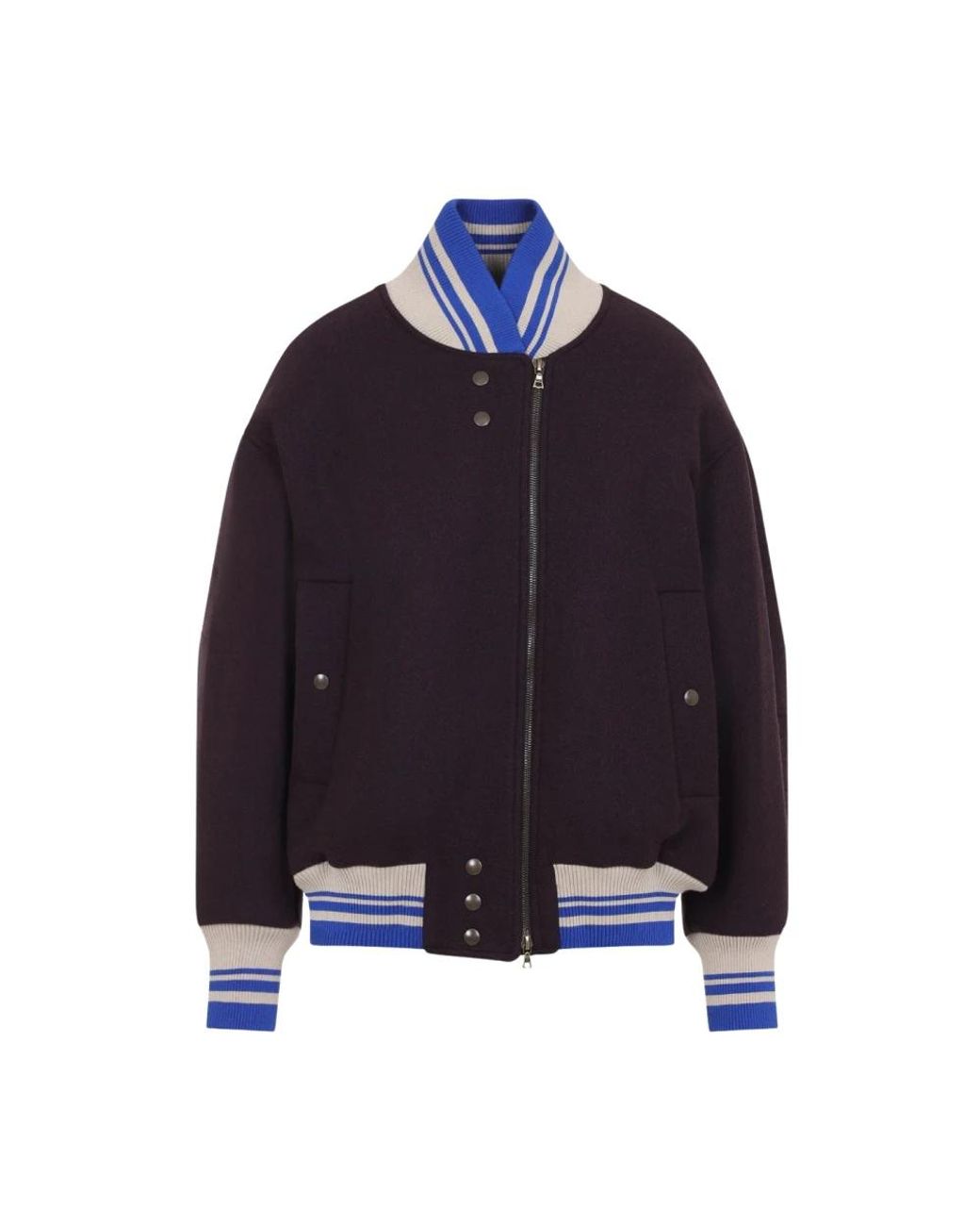 Dries Van Noten Blue Bomber Jackets