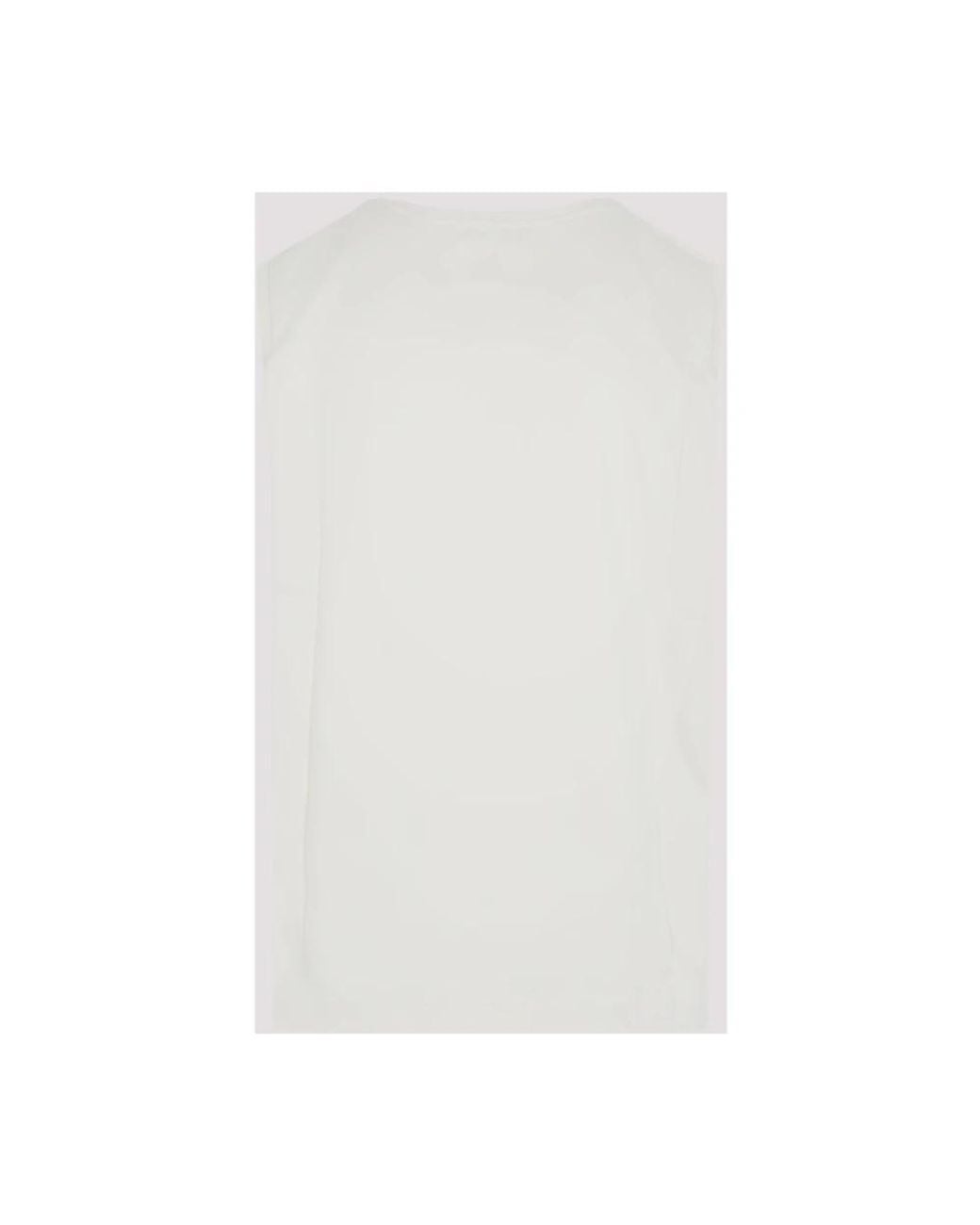 PANGAIA White Sleeveless Tops for men