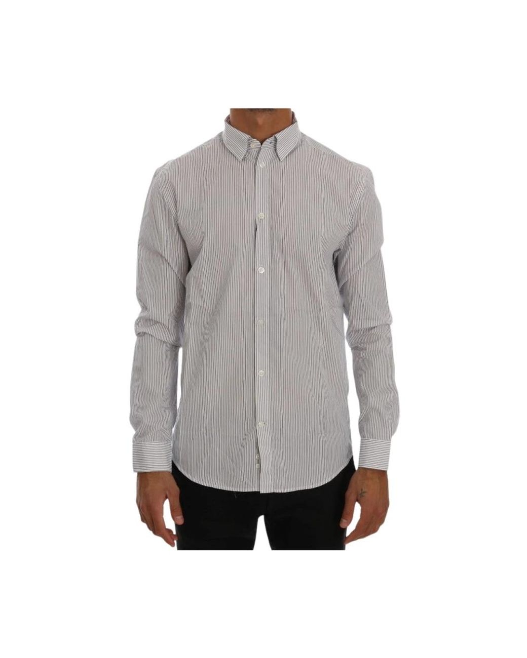 Frankie Morello Gray Casual Shirts for men