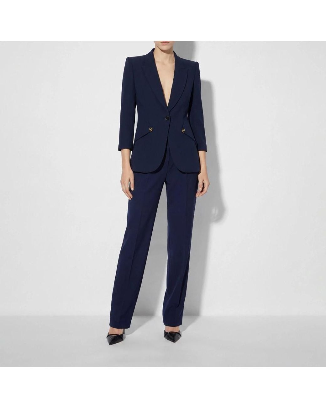 Elisabetta Franchi Blue Blazers