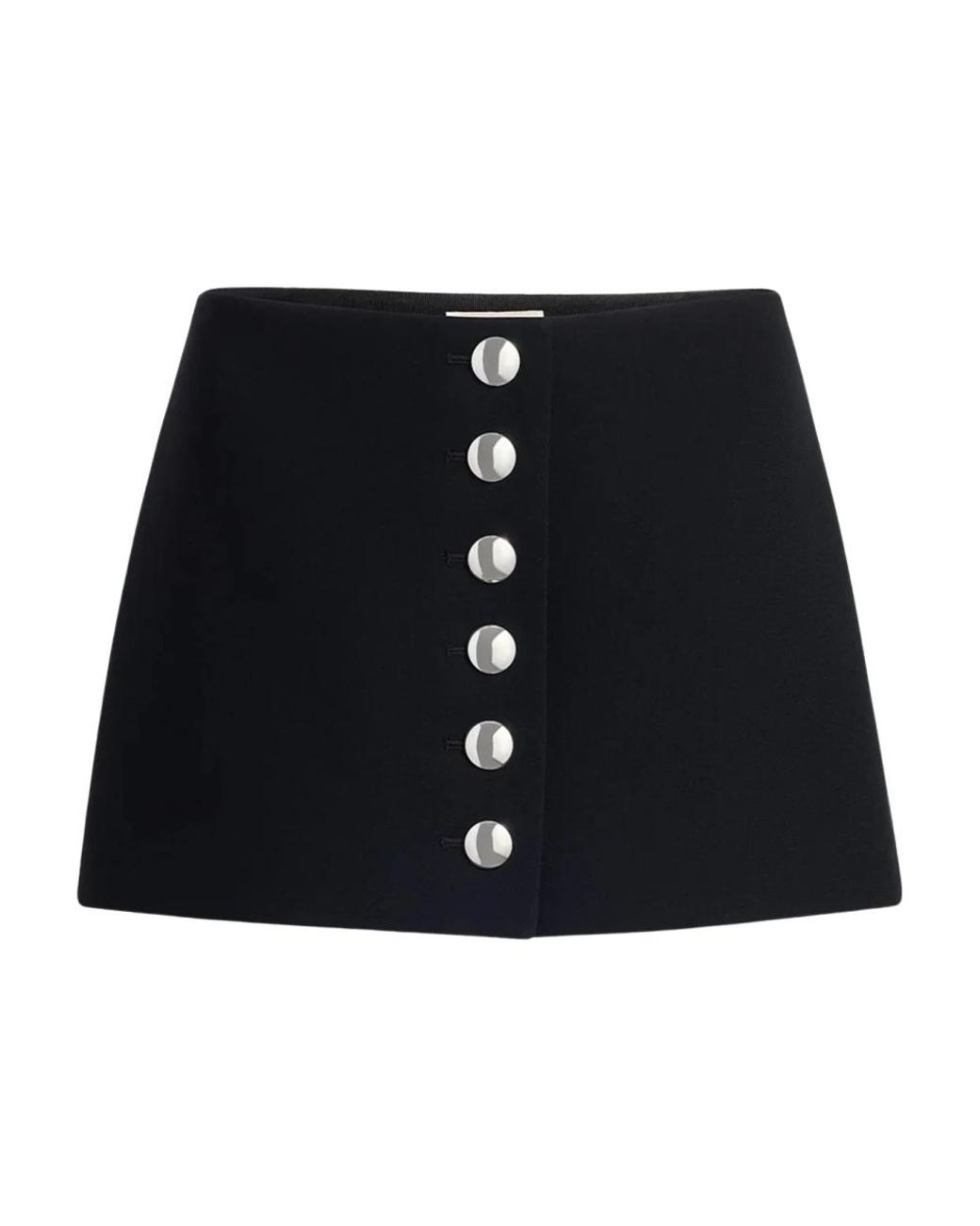 Khaite Black Short Skirts