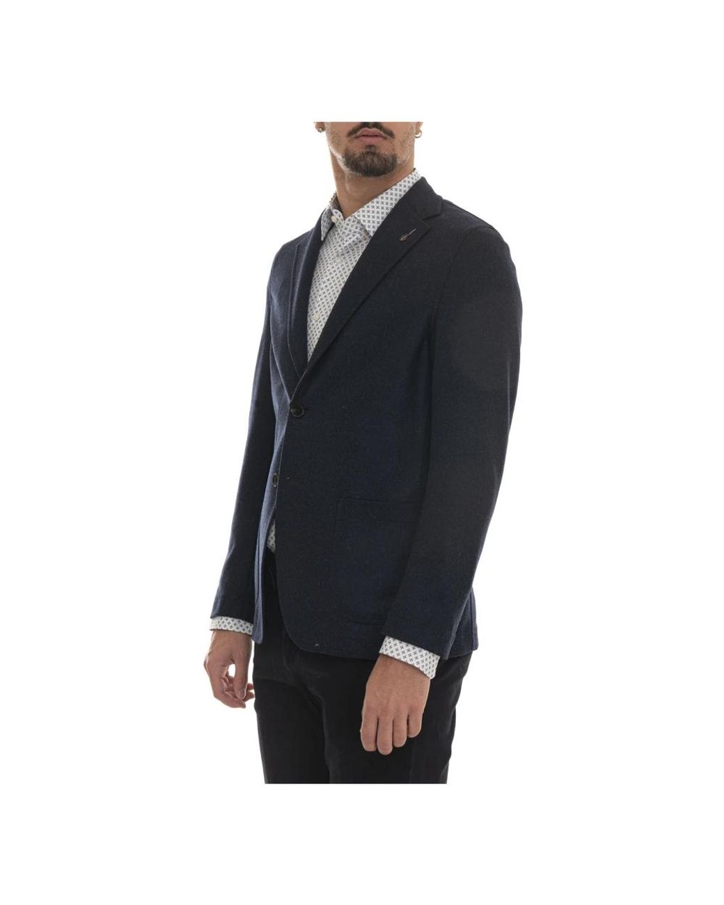 Paoloni Black Blazers for men