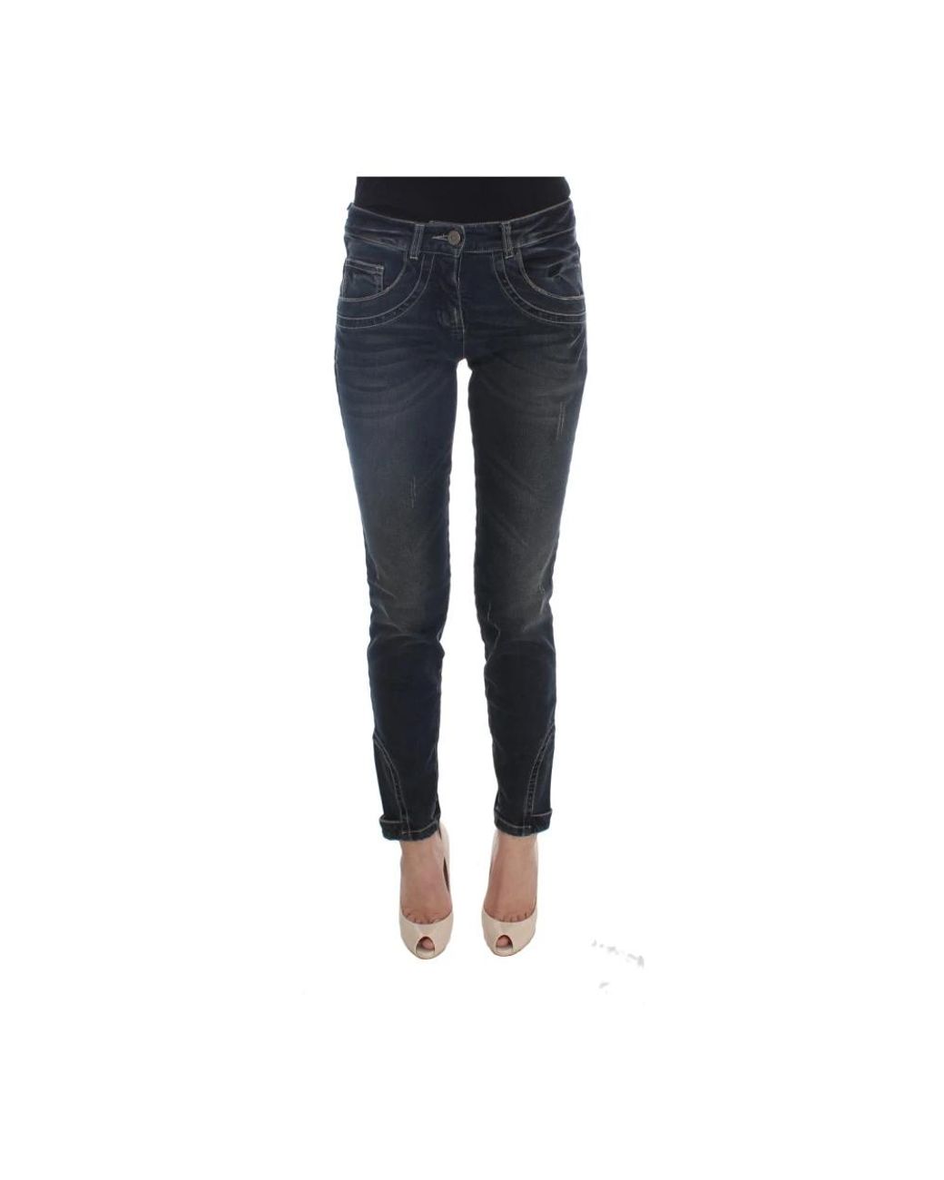 Ermanno Scervino Blue Skinny Fit Jeans