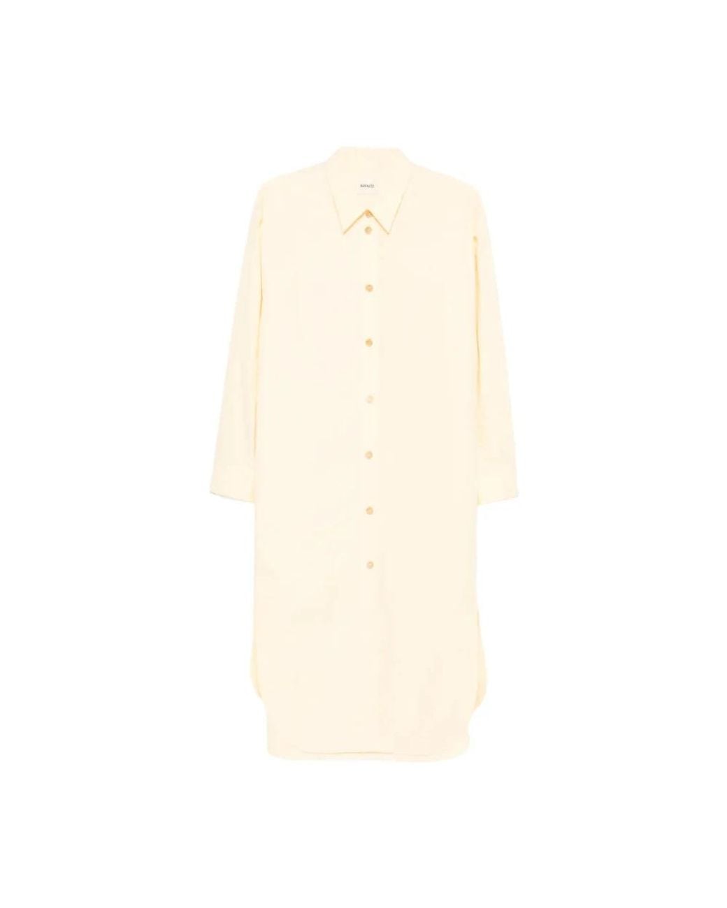 Khaite Natural Shirt Dresses