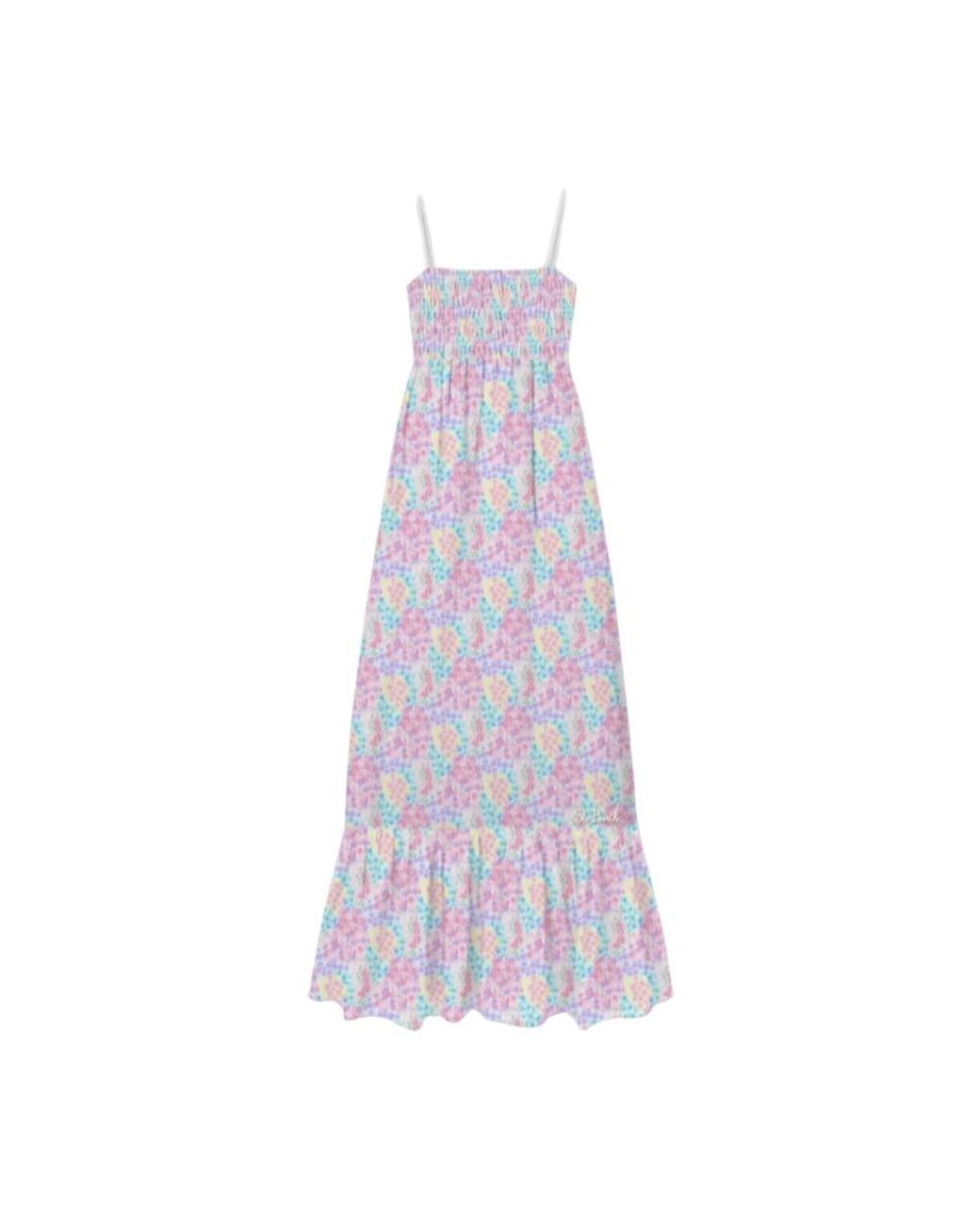 Mc2 Saint Barth Purple Maxi Dresses