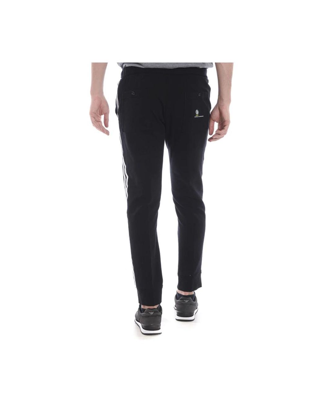 Daniele Alessandrini Black Sweatpants for men