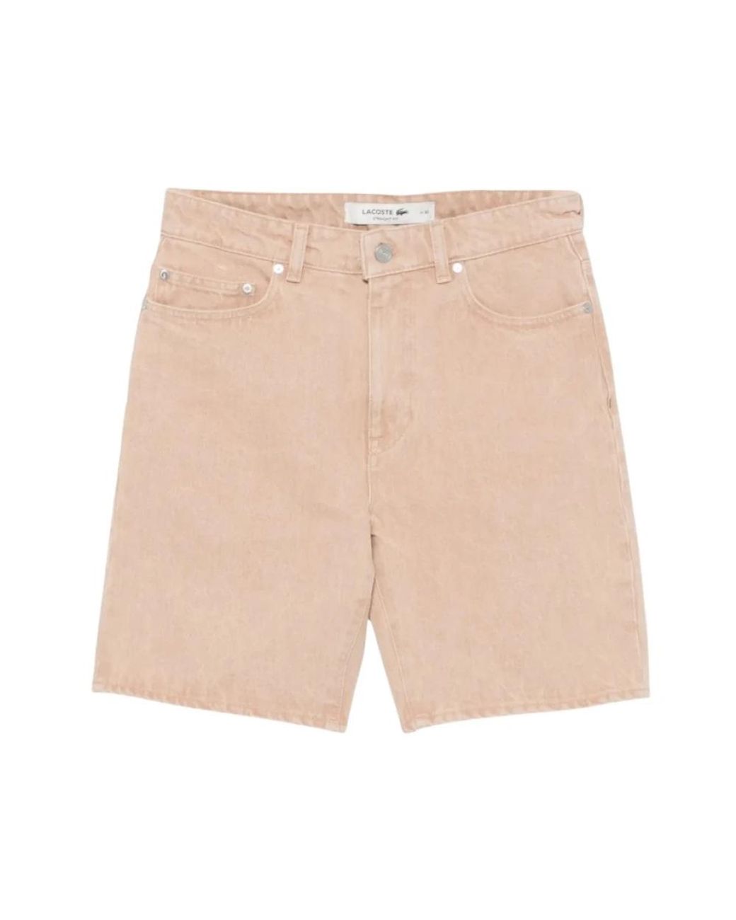 Lacoste Natural Denim Shorts for men