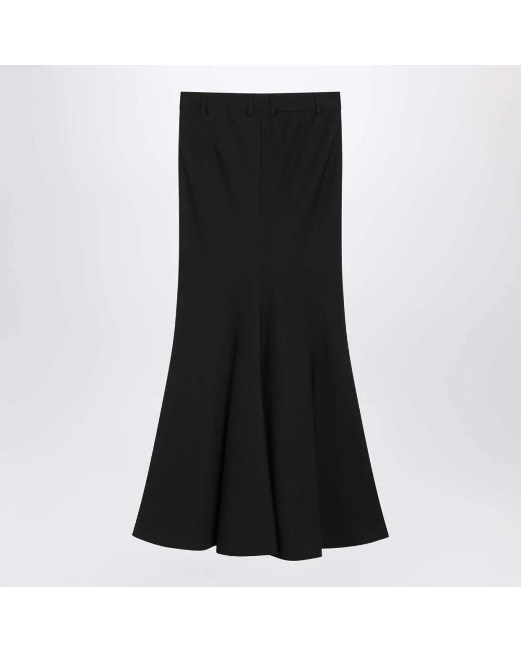Balenciaga Black Midi Skirts
