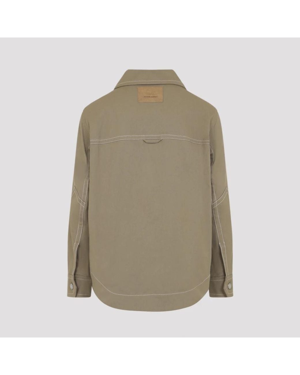 AMI Worker Buttoned Jacket in het Green voor heren