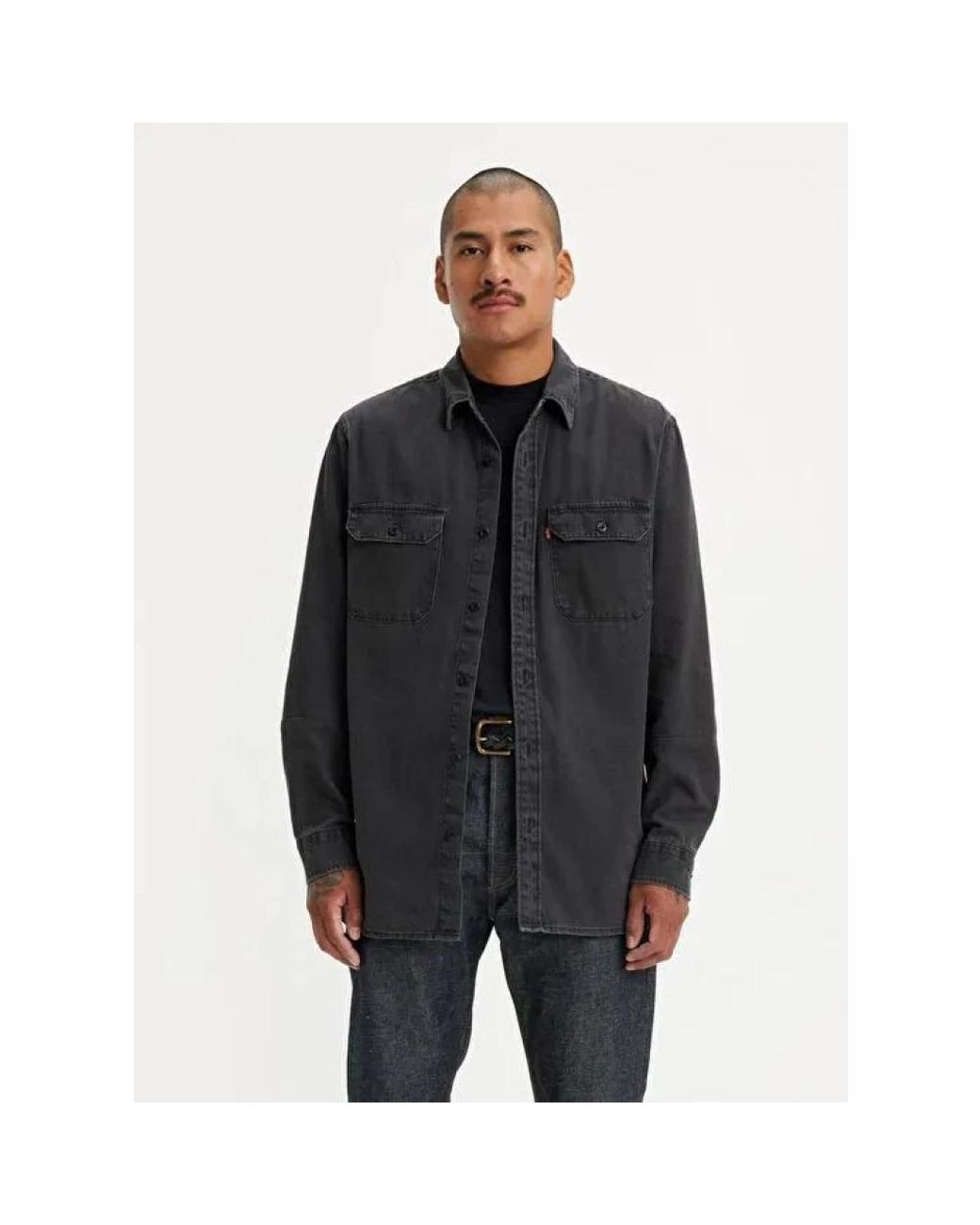Denim Shirts Levi's de hombre de color Black