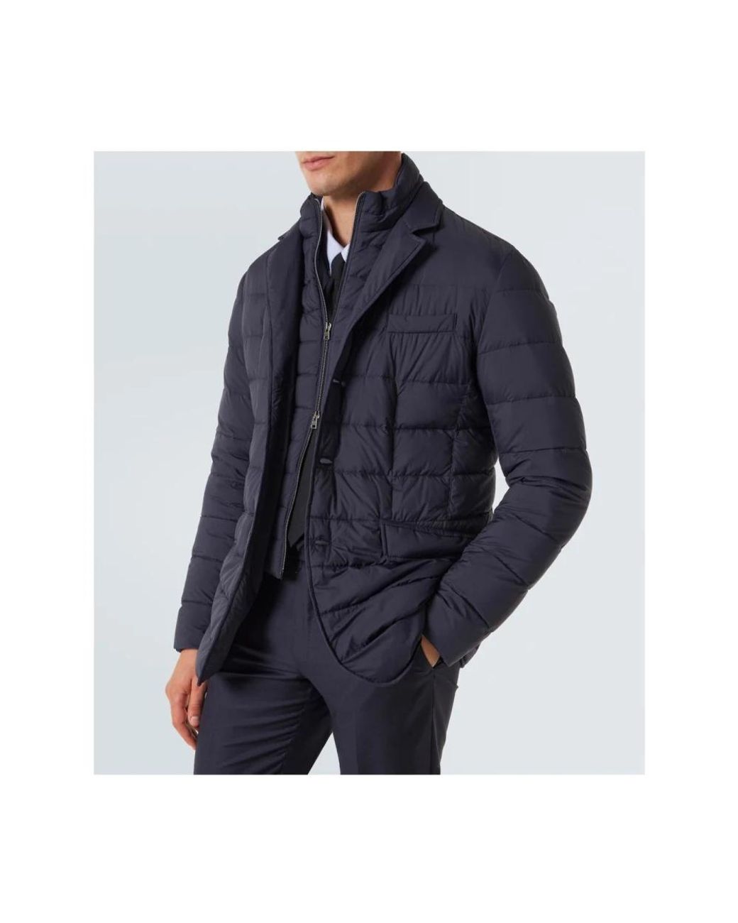 Herno Blue Winter Jackets for men