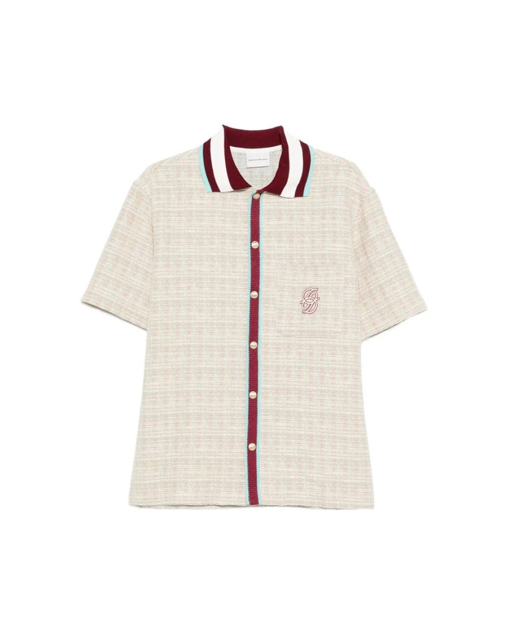 Drole de Monsieur Natural Short Sleeve Shirts for men