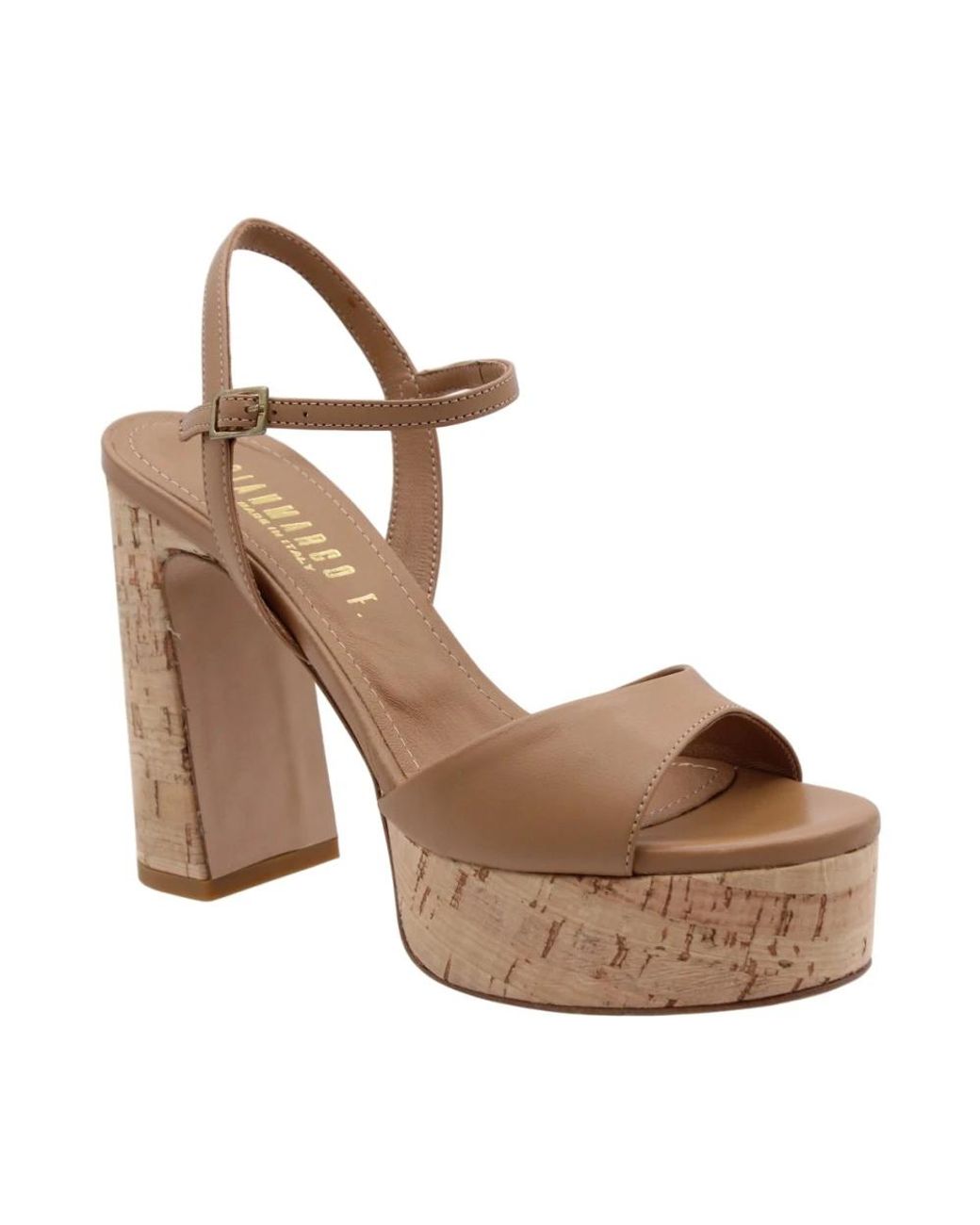 Gianmarco F. Brown High Heel Sandals