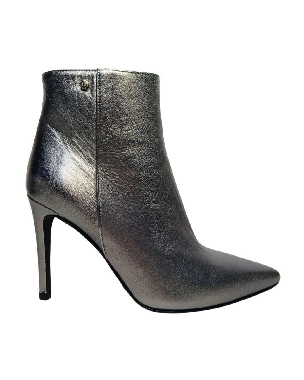Pollini Black Heeled Boots