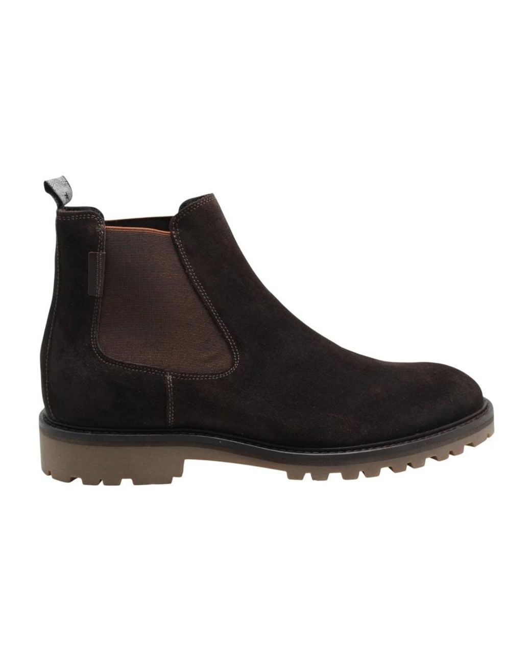 Floris Van Bommel Black Chelsea Boots for men