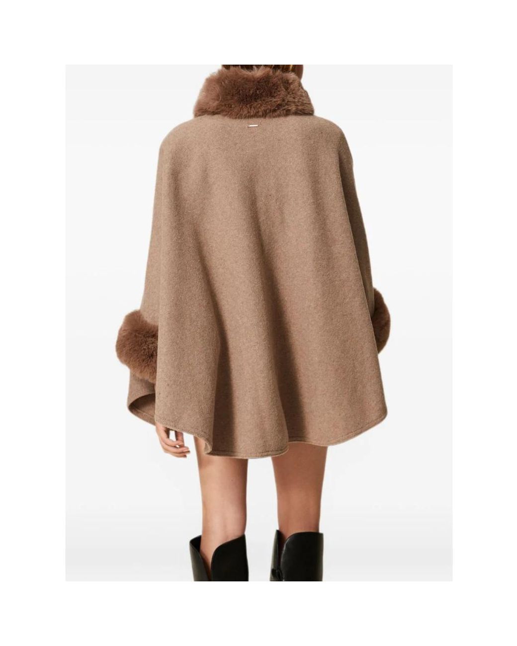 Twinset Brown Ponchos