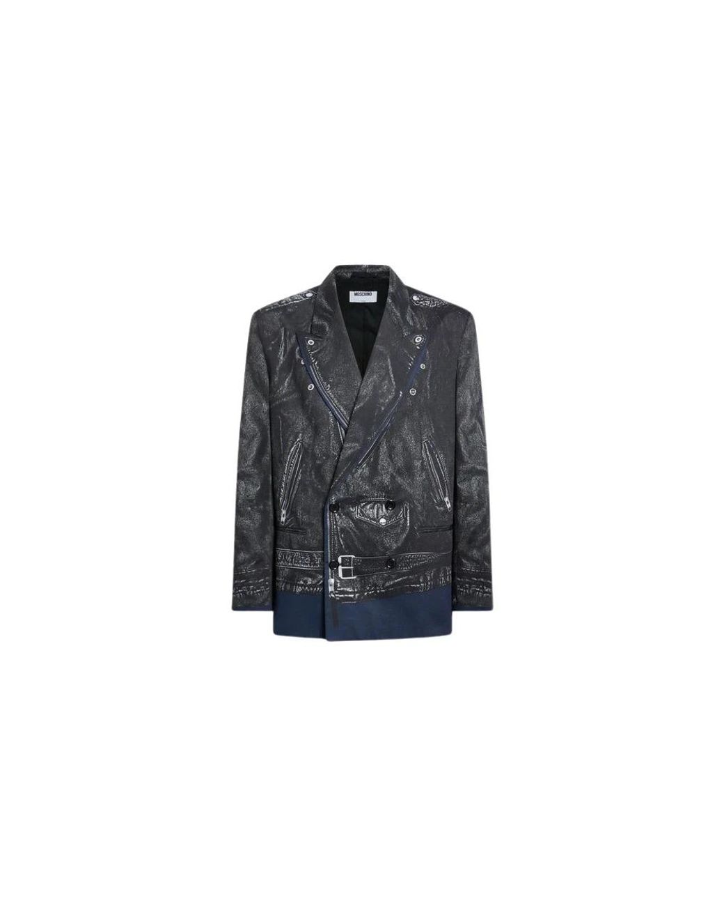 Moschino Blue Light Jackets for men