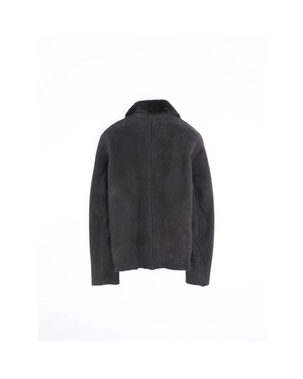 Giorgio Brato Black Leather Jackets for men
