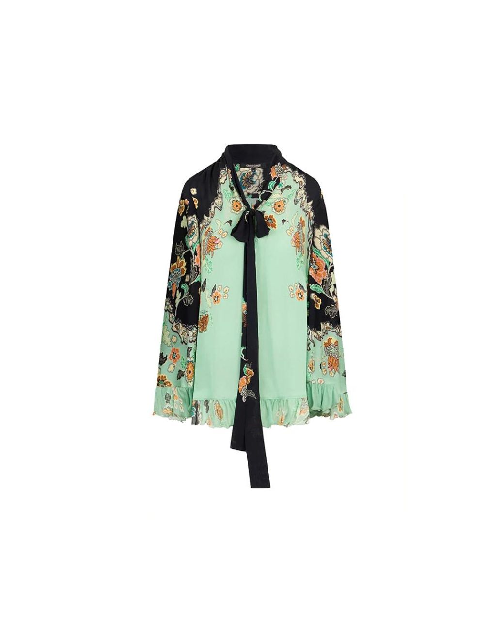 Roberto Cavalli Green Short Dresses