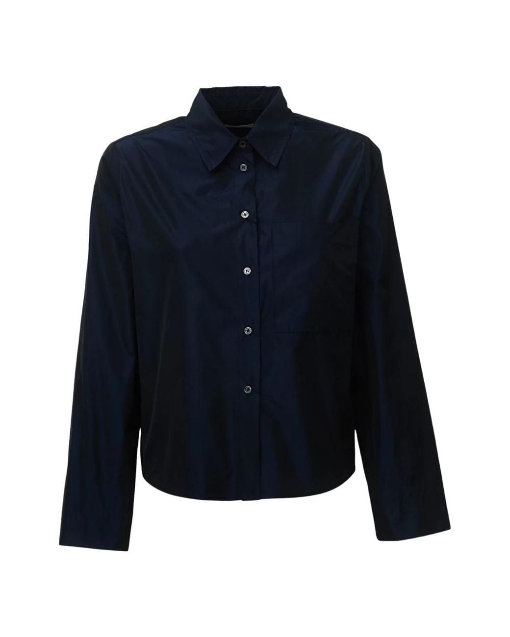 Robert Friedman Korte Boxy Blouse in het Blue