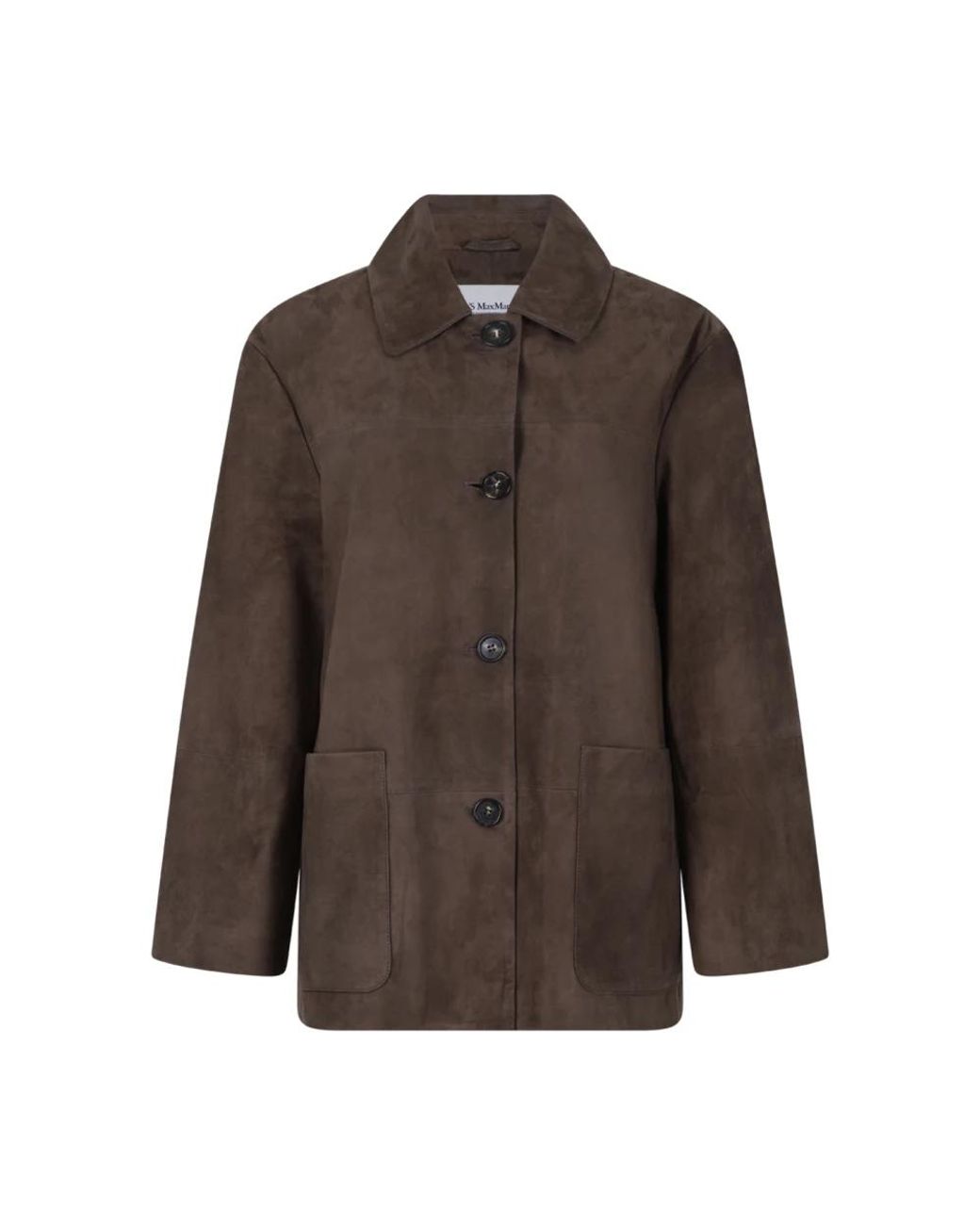 Max Mara Brown Leather Jackets