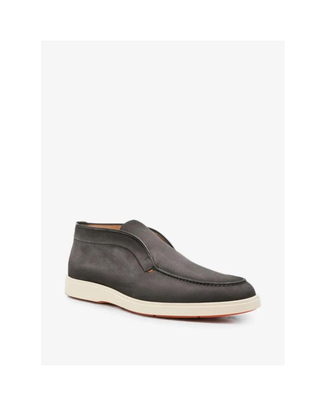 Santoni Gray Ankle Boots for men
