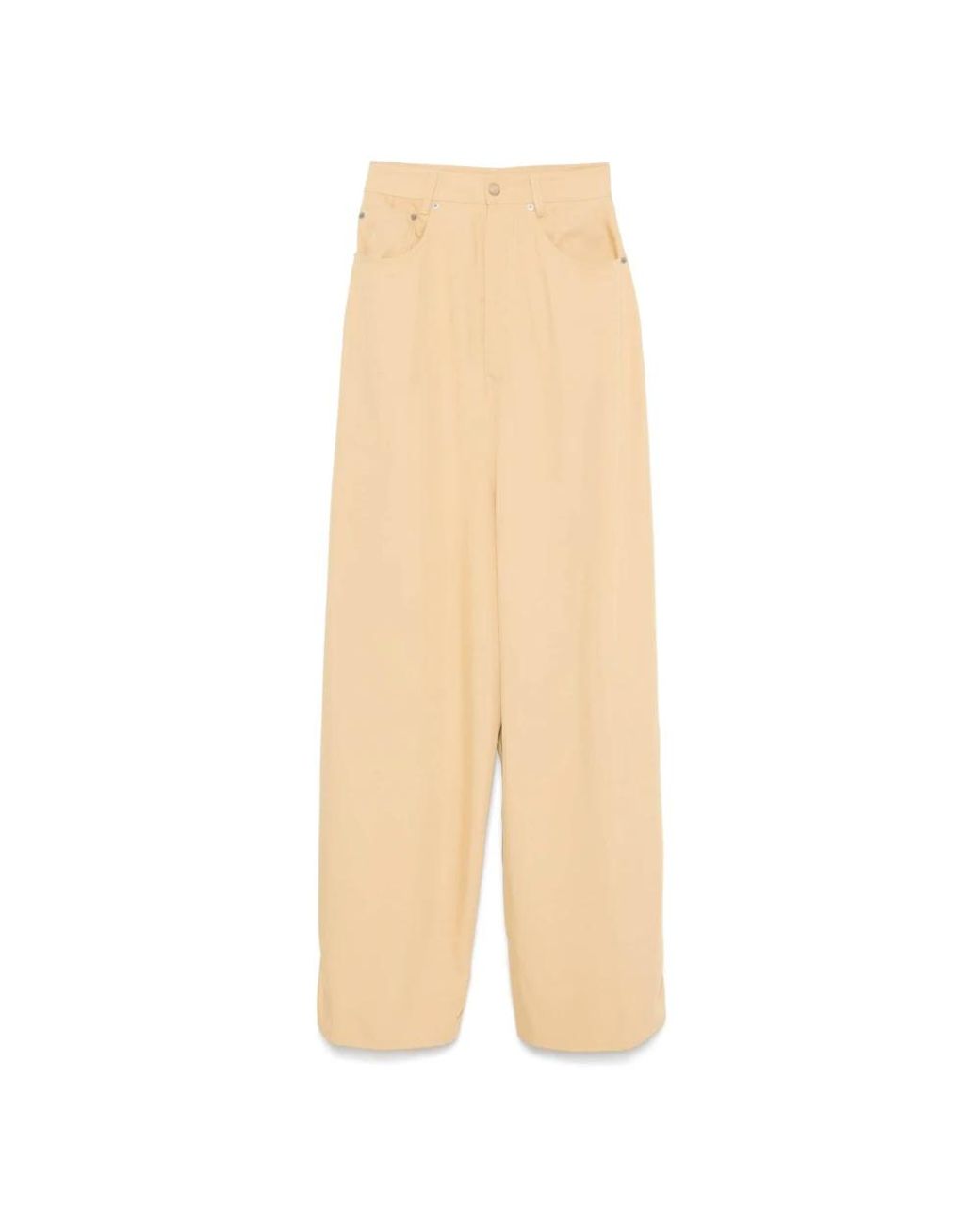 MM6 by Maison Margiela Natural Loose Fit Jeans