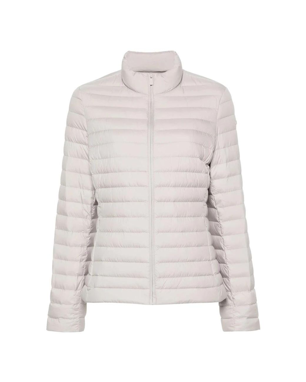 Calvin Klein Jassen ,Grijs ,Polyester Grijze Puffer & Donzen Jas in het Gray