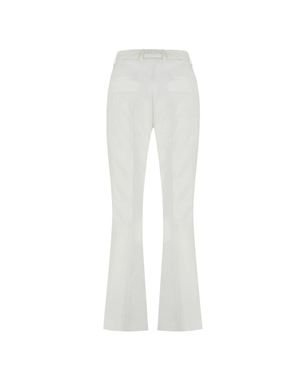 PT Torino White Wide Trousers