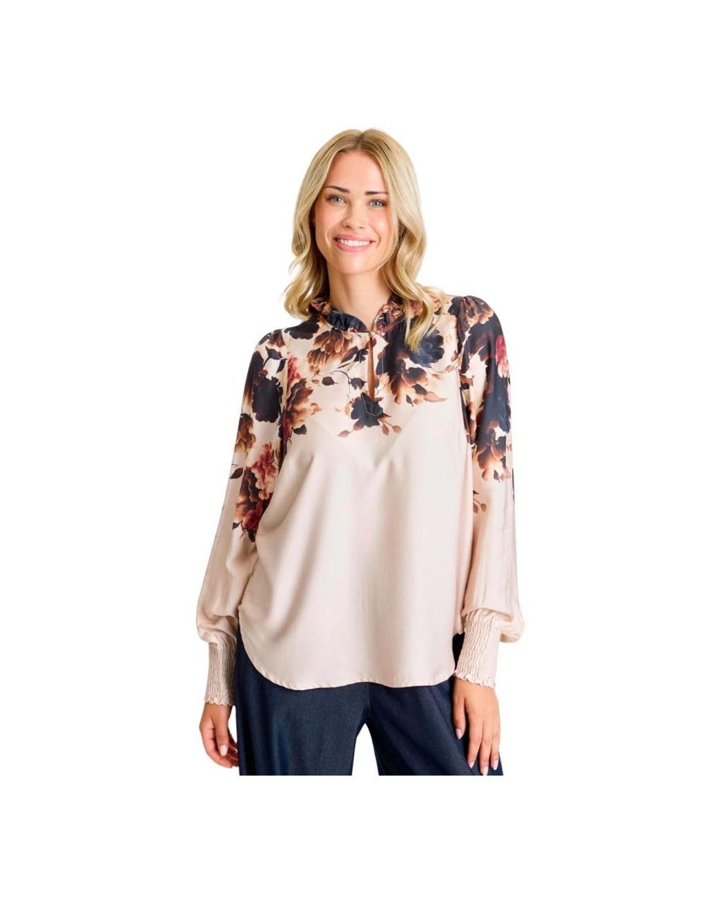 Blouses iN FRONT en coloris Pink