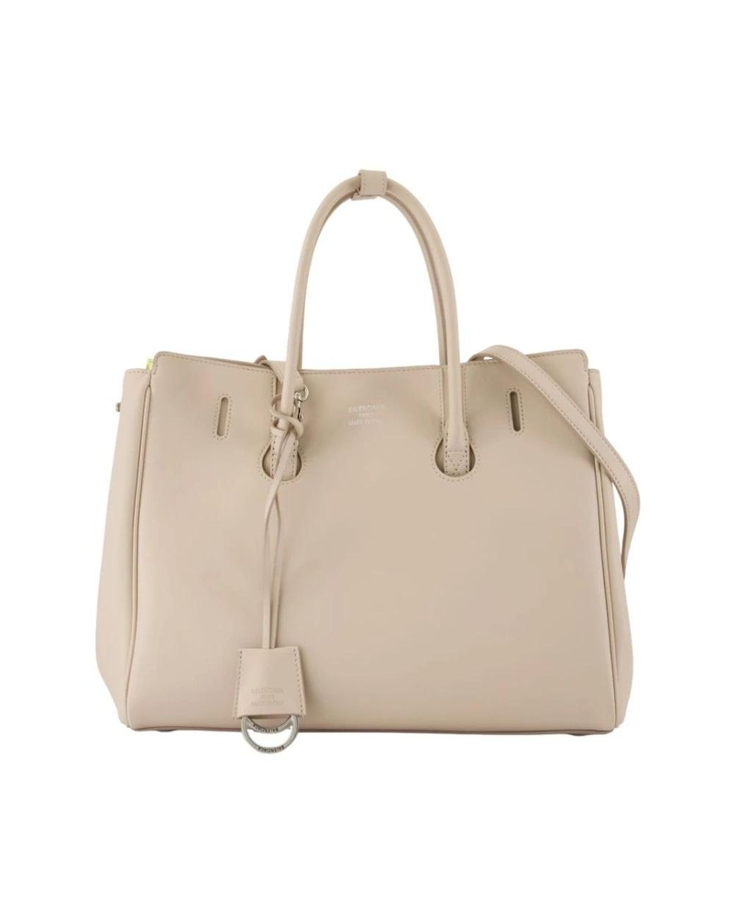 Balenciaga Natural Hampton Carry All Small Handbag