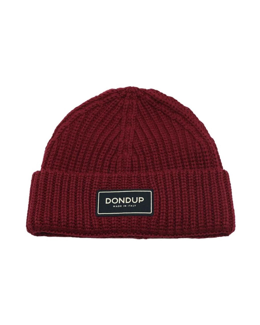 Dondup Accessoires ,Rood ,Wol Hats Bordeaux in het Red