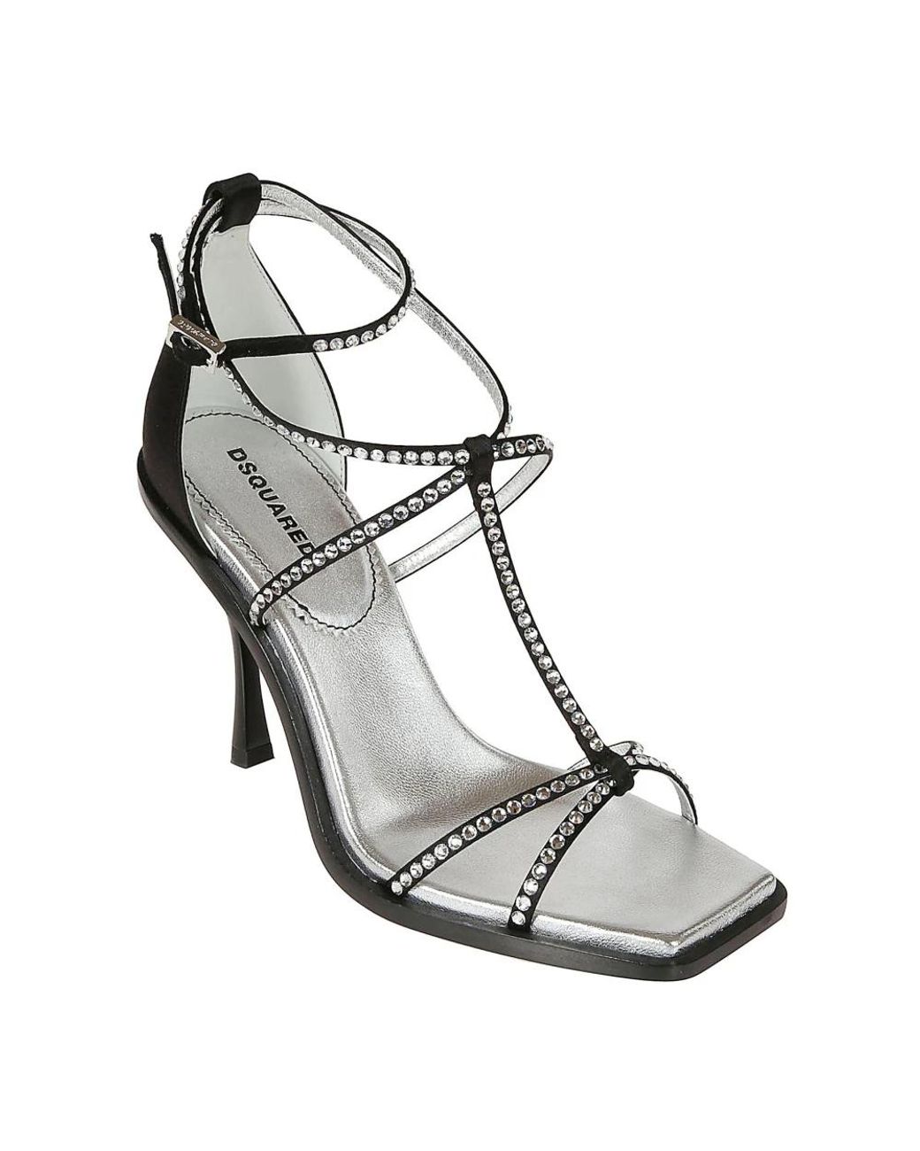 High Heel Sandals di DSquared² in Metallic